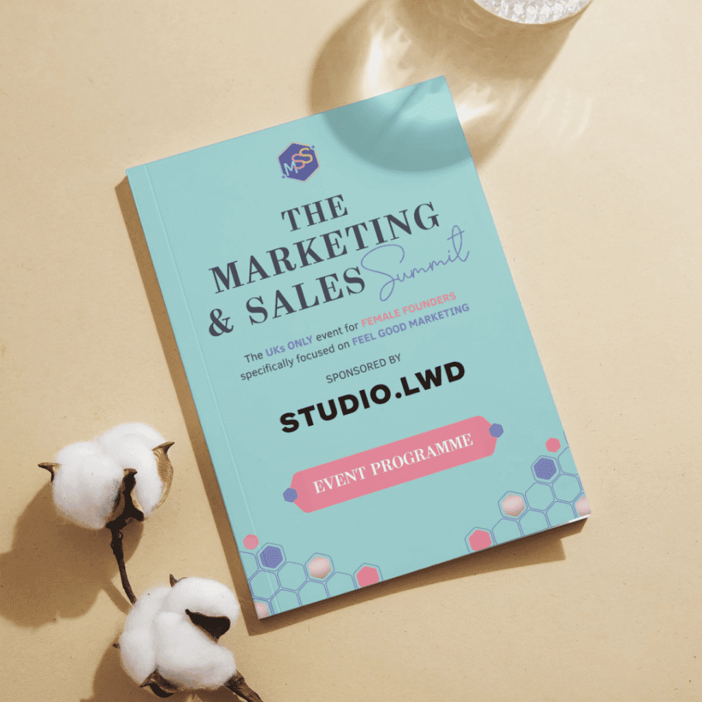 Brochure design Marketing sales summit