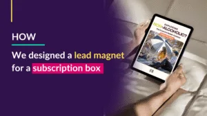 Lead magnet design NZ: Sparking connection for LO/NO Club’s sober-curious community