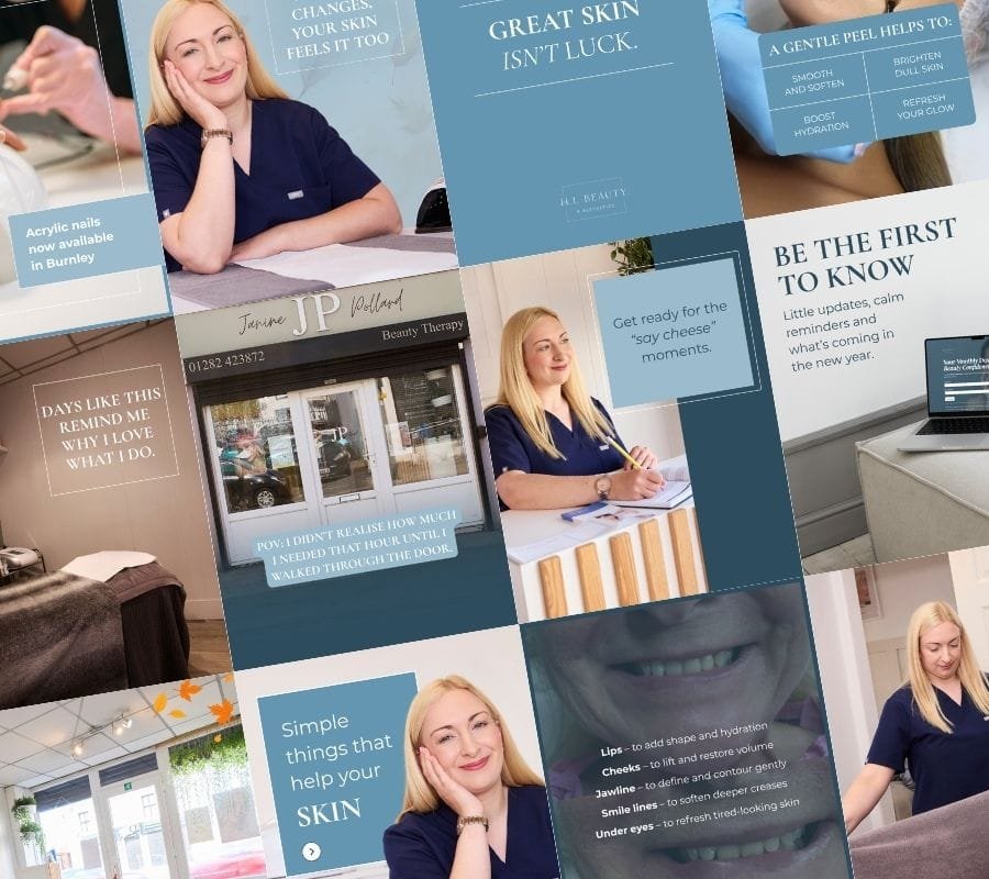 HL Beauty, social media design